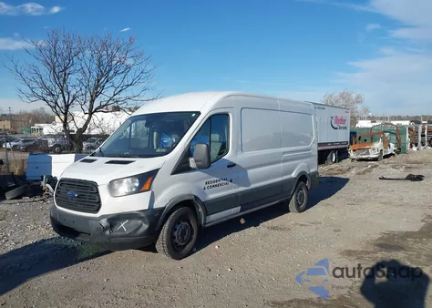 2019 Ford Transit-250 z USA, uszkodzony, nr VIN 1FTYR2CM0KKB43217